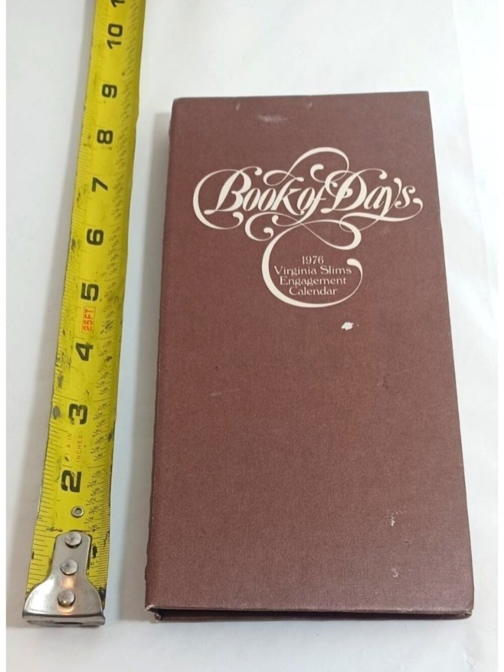 1976 Virginia Slims Book of Days Engagement Calendar Vintage Advertising Planner